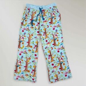 RARE Nick & Nora Traveling Gnomes Women's Pajama Pants Mushroom Owl Size XXL